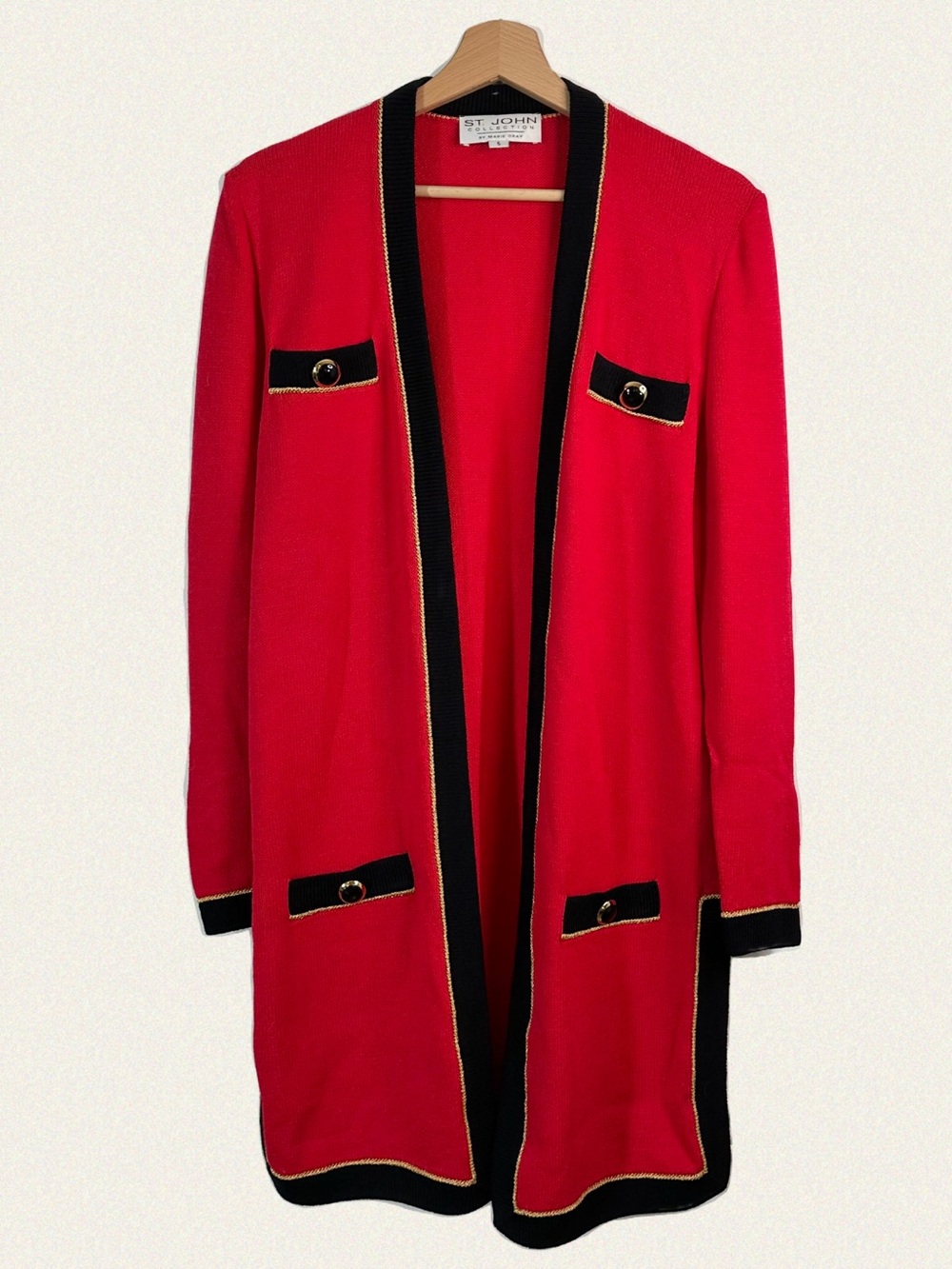 Vintage St. John Collection Santana Knit Longline Cardigan - Picture 6 of 12